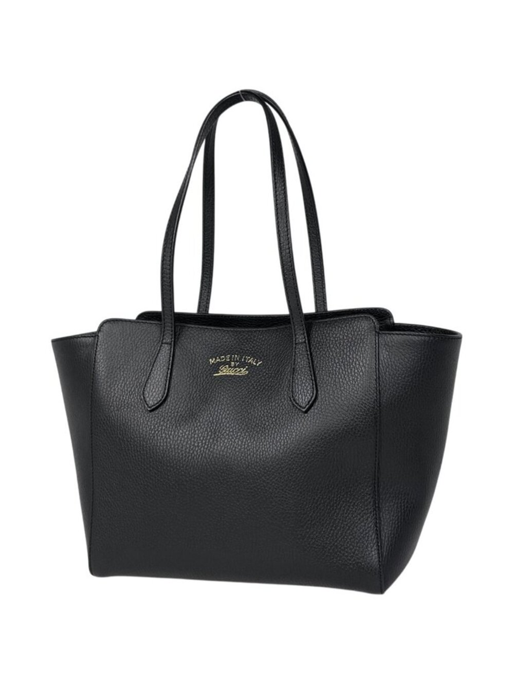 Gucci Swing Tote Leather Black